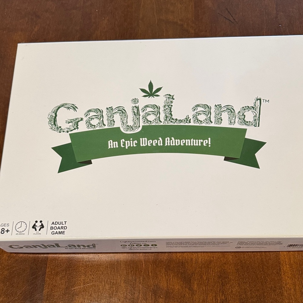 GanjaLand Board Game - Green and White